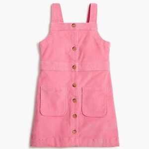 J. Crew Factory Pink Button-Front Jumper - Size 8